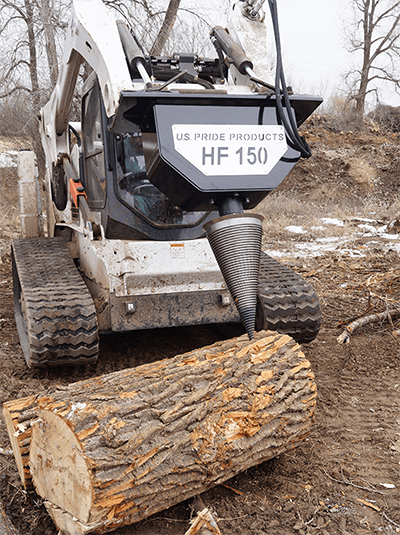 HF-150 Cone Screw Splitter