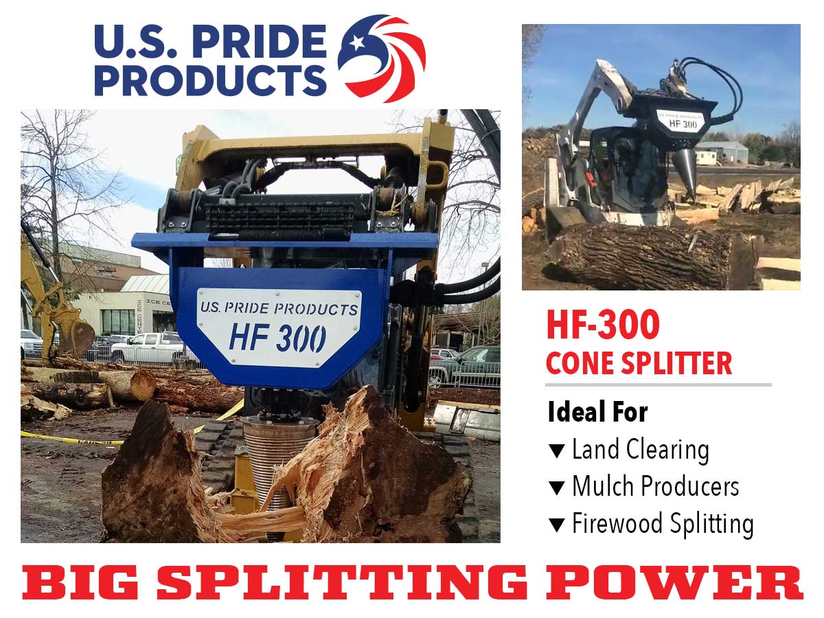 HF-300 Cone Screw Splitter